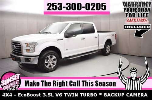 2016 Ford F-150 XLT 3.5L V6 TWIN TURBO 4WD SuperCrew 4X4 TRUCK F150 for sale in Sumner, WA