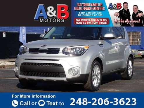 2018 Kia Soul + hatchback Silver for sale in Waterford Township, MI