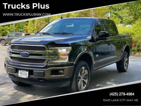 2019 Ford F-150 4x4 4WD F150 Truck Crew cab King Ranch 4dr SuperCrew for sale in Seattle, WA