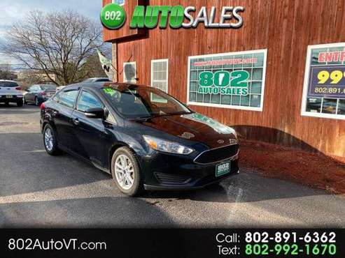 2016 Ford Focus 4dr Sdn SE - cars & trucks - by dealer - vehicle... for sale in Milton, VT