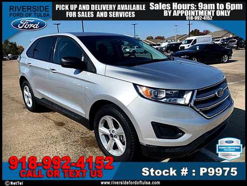 2017 Ford Edge SE AWD SUV -EZ FINANCING -LOW DOWN! - cars & trucks -... for sale in Tulsa, OK