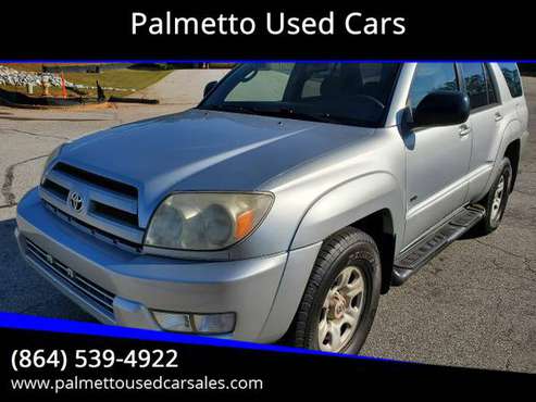 2003 Toyota 4Runner SR5- Financing Available - cars & trucks - by... for sale in Piedmont, SC