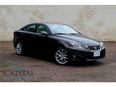 2012 Lexus IS 350 Luxury Sports Car! AWD w/Nav, Heated/Cooled Seats! for sale in Eau Claire, WI