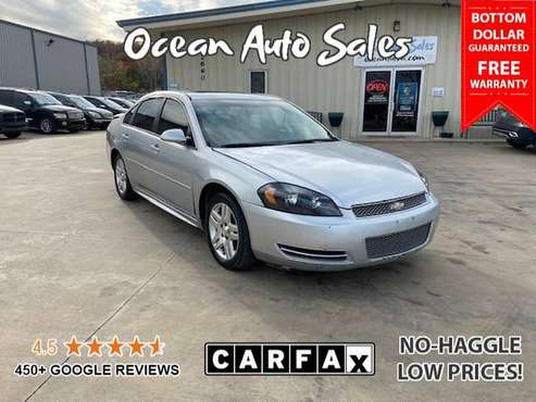 2012 Chevrolet Impala LT FREE WARRANTY!!! **FREE CARFAX** - cars &... for sale in Catoosa, OK