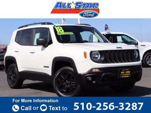 2018 Jeep Renegade Upland Edition hatchback Alpine White - cars & for sale in Pittsburg, CA