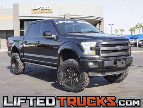 2016 Ford f-150 f150 f 150 4WD SUPERCREW 145 LARIAT 4 - Lifted... for sale in Glendale, AZ