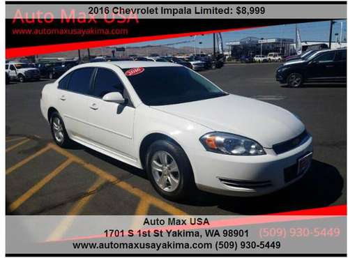 2016 Chevrolet Impala Limited LS !!!!!!!!!!!!!!!!!!! for sale in INTERNET PRICED CALL OR TEXT JIMMY 509-9, WA