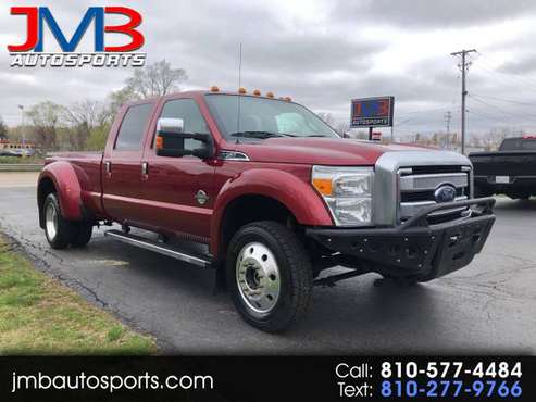 2015 Ford F-450 SD Platinum Crew Cab DRW 4WD - - by for sale in Flint, MI