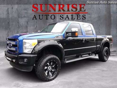 2015 Ford F-350 Diesel 4x4 4WD F350 Super Duty Platinum Truck - cars... for sale in Milwaukie, CA