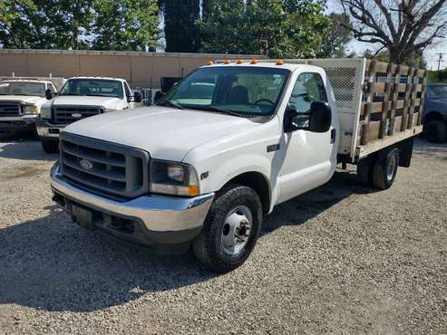 2002 Ford F350 Flatbed 12 GAS V10 - - by dealer for sale in Van Nuys, CA