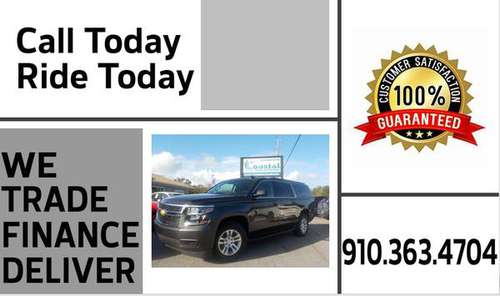 2016 CHEVROLET SUBURBAN 1500 LT🔥LOADED$417/MO.O.A.C. - cars & trucks... for sale in Southport, NC