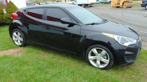 2015 HYUNDAI VELOSTER 2 DOOR BLACK ON BLACK - - by for sale in Watertown, NY