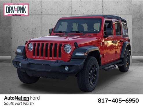 2018 Jeep Wrangler Unlimited Sport 4x4 4WD Four Wheel SKU:JW169146 -... for sale in Fort Worth, TX