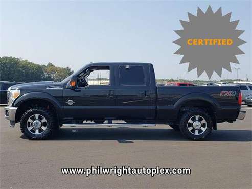 2015 Ford F250 F250 F 250 F-250 truck Lariat - Black for sale in Russellville, AR