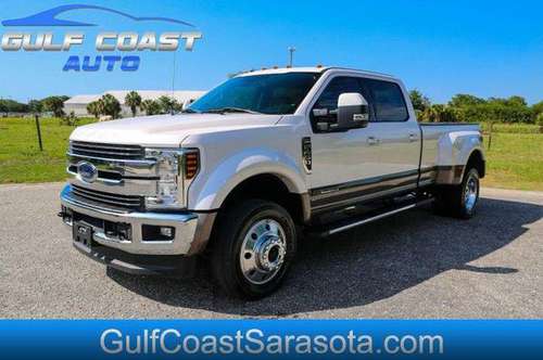 2018 Ford F-450 DRW LARIAT TURBO DIESEL FX4 DUALLY 4x4 TWO TONE for sale in Sarasota, FL
