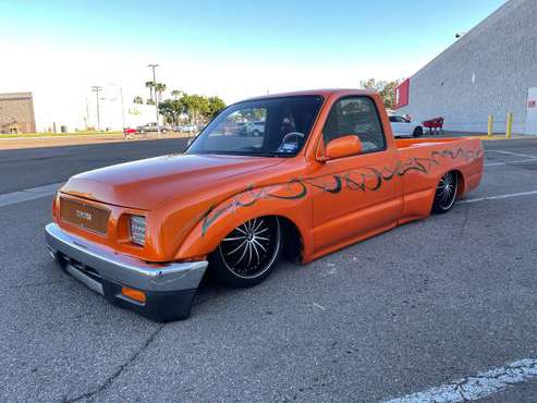 1996 Toyota Tacoma bagged and bodied show truck for sale in El Cajon, CA