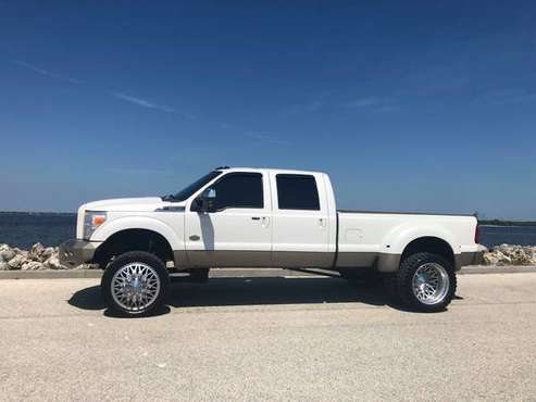 SUPER CLEAN LIFTED KING RANCH F350 DUALLY 6.7 POWERSTROKE DIESEL for sale in Melbourne , FL