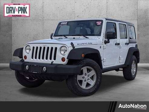 2012 Jeep Wrangler Unlimited Rubicon 4x4 4WD Four Wheel SKU: CL198050 for sale in Englewood, CO