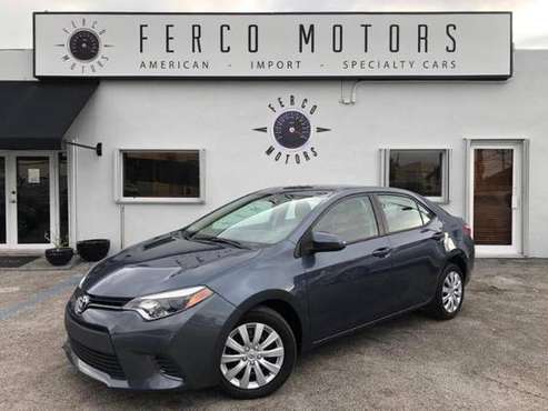 2015 Toyota Corolla LE CVT - - cars & trucks - by dealer - vehicle... for sale in Miami, FL