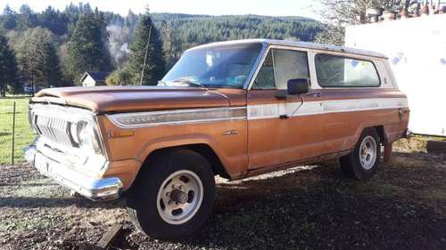 1974 Jeep Cherokee 4x4 2 door - cars & trucks - by owner - vehicle... for sale in Blachly, OR