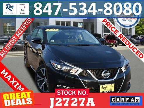 ✔️2018 Nissan Maxima _3.5 SV_FWD Bad Credit Ok EMPLOYEE PRICES -... for sale in Fox_Lake, IL