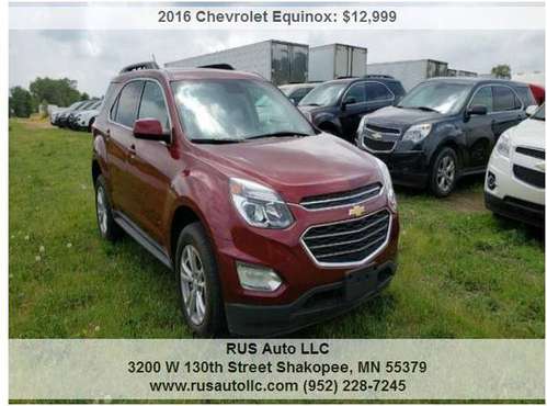 2016 Chevrolet Equinox LT - cars & trucks - by dealer - vehicle... for sale in Shakopee, MN