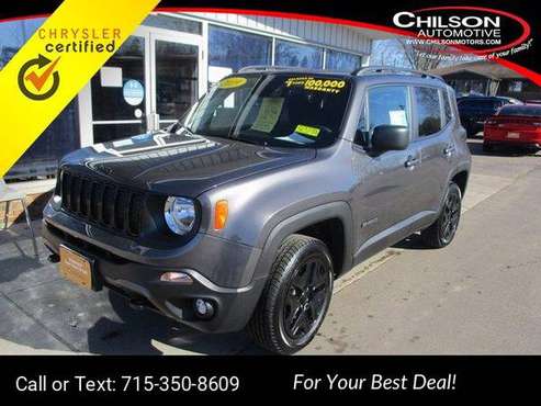 2019 Jeep Renegade Upland suv Gray - - by dealer for sale in Cadott, WI