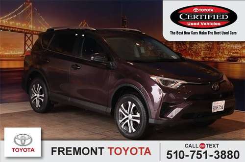 *2018* *Toyota* *RAV4* *LE* - cars & trucks - by dealer - vehicle... for sale in Fremont, CA