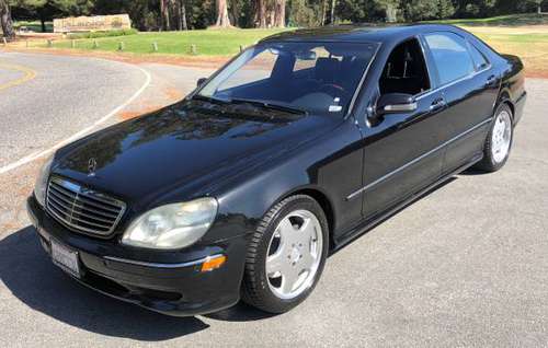 2001 Mercedes S500 (Black on Black , one previous owner) for sale in Santa Cruz, CA