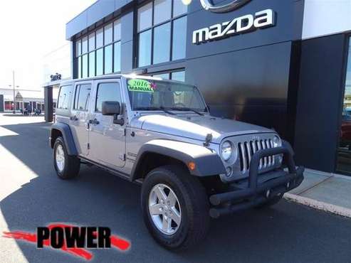 2016 Jeep Wrangler Unlimited 4x4 4WD SUV Sport Convertible - cars & for sale in Salem, OR
