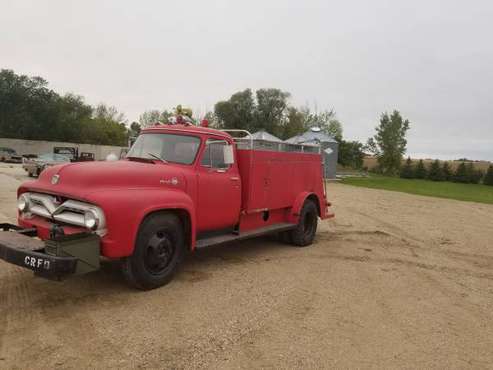 1955 ford firetruck 6k original miles for sale in Rothsay, ND