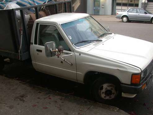 1989 Toyota dually flatbed truck - liftgate - cars & trucks - by... for sale in San Francisco, CA
