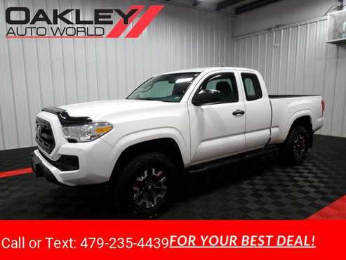 2016 Toyota Tacoma Access Cab 4X4 pickup White - - by for sale in Branson West, AR