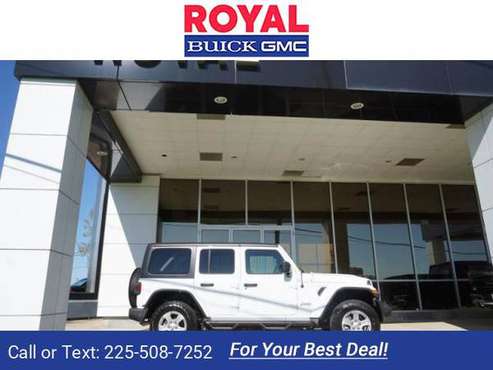 2018 Jeep Wrangler Unlimited Sport S 4WD hatchback Bright White -... for sale in Baton Rouge , LA
