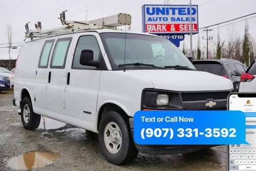 2003 Chevrolet Chevy Express Cargo 2500 3dr Van / Financing... for sale in Anchorage, AK