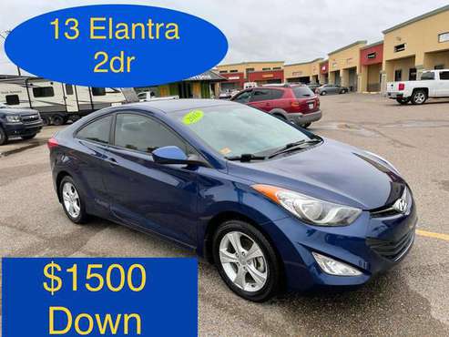 2013 HYUNDAI ELANTRA COUPE 1500 Down - - by dealer for sale in McAllen, TX
