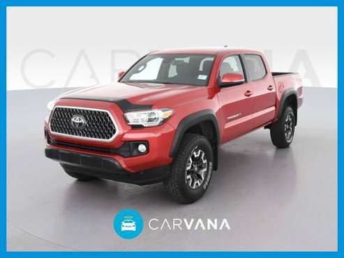 2018 Toyota Tacoma Double Cab TRD Off-Road Pickup 4D 5 ft pickup Red for sale in Seffner, FL