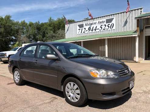 2003 TOYOTA COROLLA LE for sale in Sioux City Area, IA
