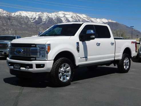 2018 Ford SUPER DUTY F-350 PLATINUM FX4 White for sale in American Fork, NV