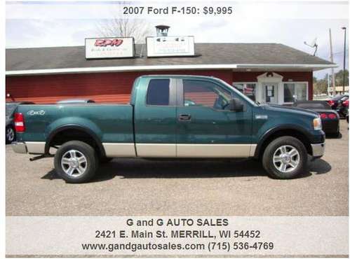 2007 Ford F-150 XLT 4dr SuperCab 4WD Styleside 6 5 ft SB 134957 for sale in Merrill, WI