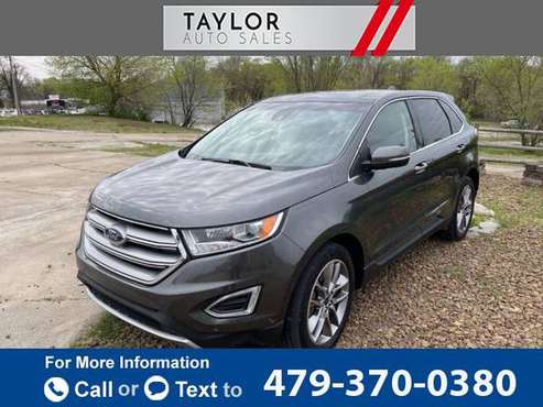 2016 Ford Edge Titanium AWD 4dr Crossover suv SILVER for sale in Springdale, AR