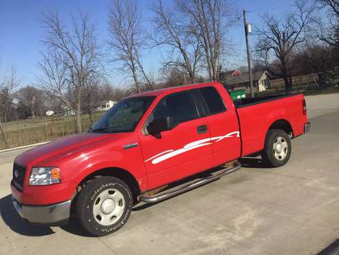 Red 2005 Ford F-150 XLT RWD (159,000 Miles) - cars & trucks - by... for sale in Dallas Center, IA