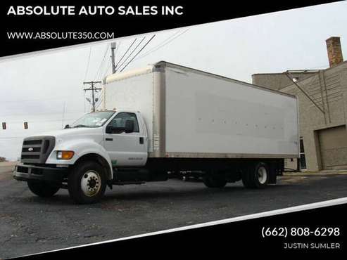 2013 FORD F750 XL 26' BOX TRUCK 2WD DIESEL STOCK #841 - ABSOLUTE -... for sale in Corinth, MS