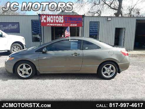 2007 Honda Civic LX coupe - cars & trucks - by dealer - vehicle... for sale in Collinsville, TX