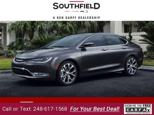 2015 Chrysler 200 Limited sedan - BAD CREDIT OK! - cars & trucks -... for sale in Southfield, MI