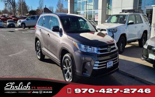 2018 Toyota Highlander AWD SUV LE - cars & trucks - by dealer -... for sale in Fort Morgan, CO