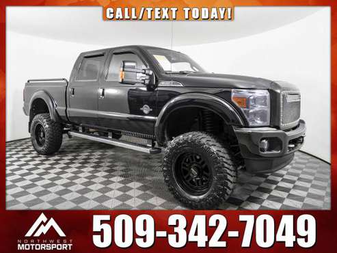 Lifted 2016 *Ford F-350* Lariat 4x4 - cars & trucks - by dealer -... for sale in Spokane Valley, WA