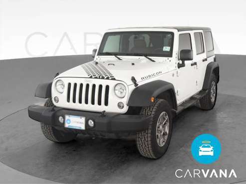 2015 Jeep Wrangler Unlimited Rubicon Sport Utility 4D suv White - -... for sale in Beaumont, TX