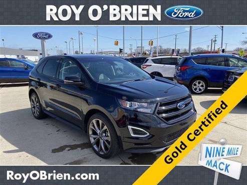 2017 Ford Edge SUV Sport - Ford Shadow Black - - by for sale in St Clair Shrs, MI