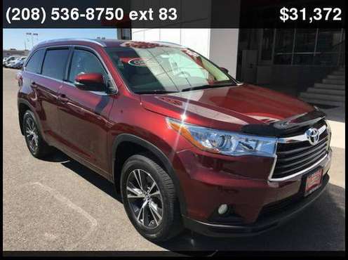 2016 Toyota Highlander XLE V6 for sale in Twin Falls, ID